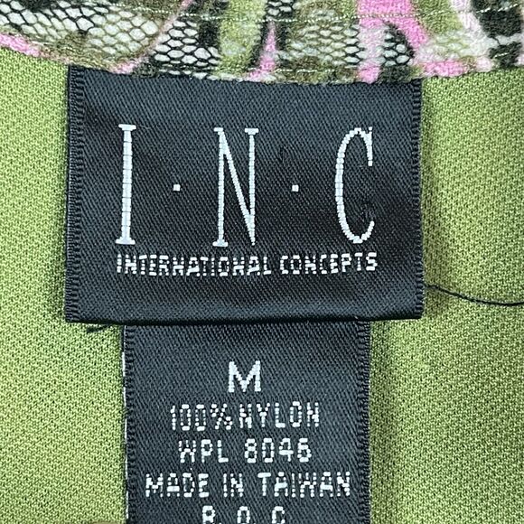 Vintage y2k Womens Collared Button Up Top M Floral Lace 3/4 Sleeve Top Cottage - Picture 4 of 7